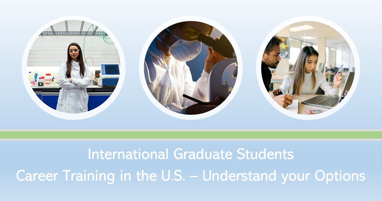 images of students studying in medical fields in the U.S.