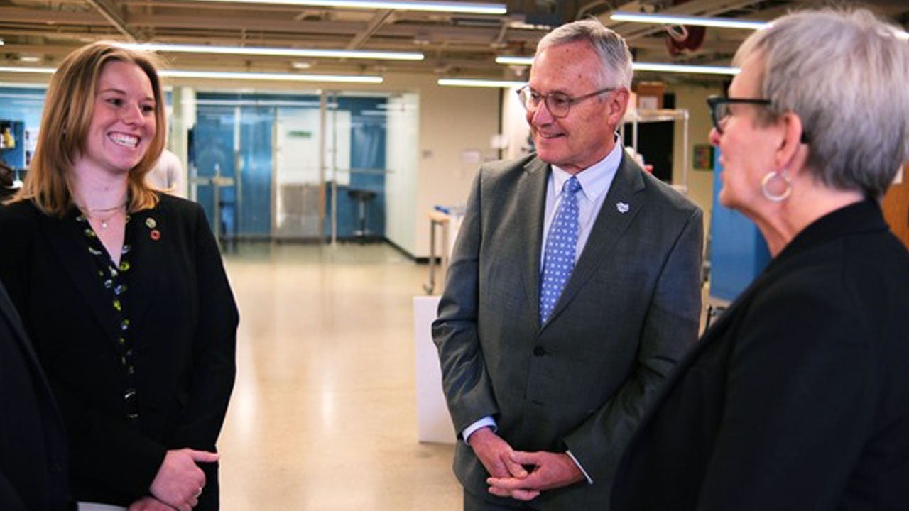 Jim Tressel visits CSU