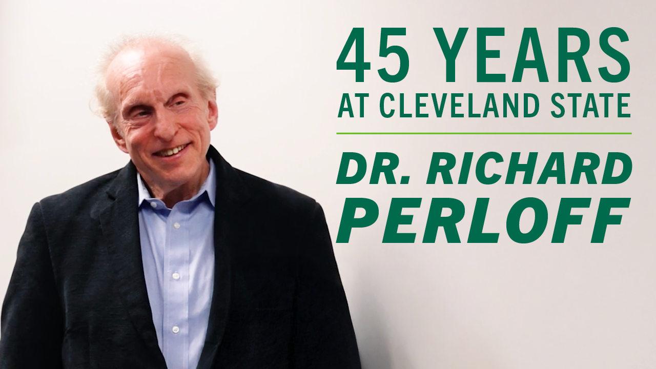 Richard Perloff honored for 45 years of service