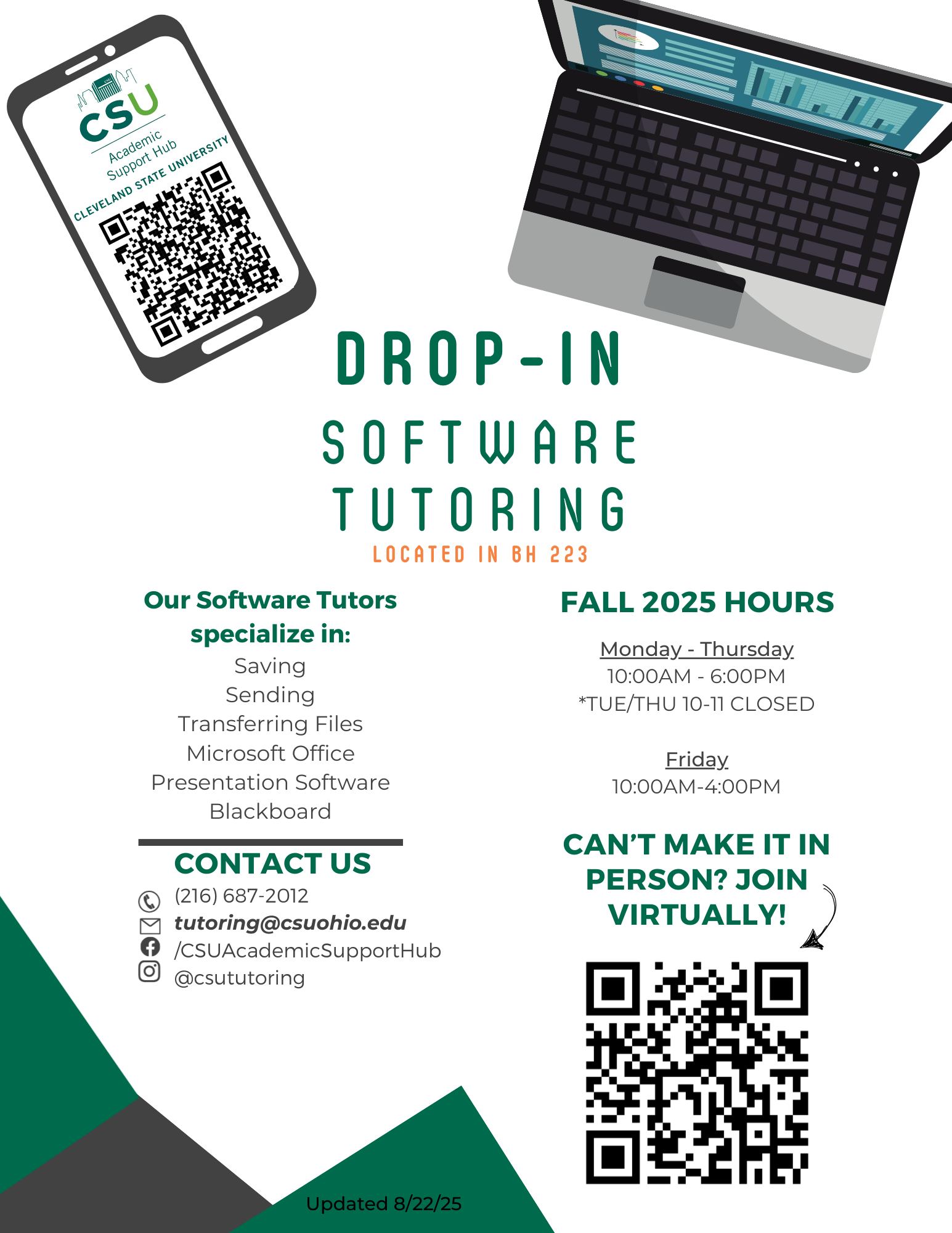 Software Tutoring Flyer Fall 2025 20250826
