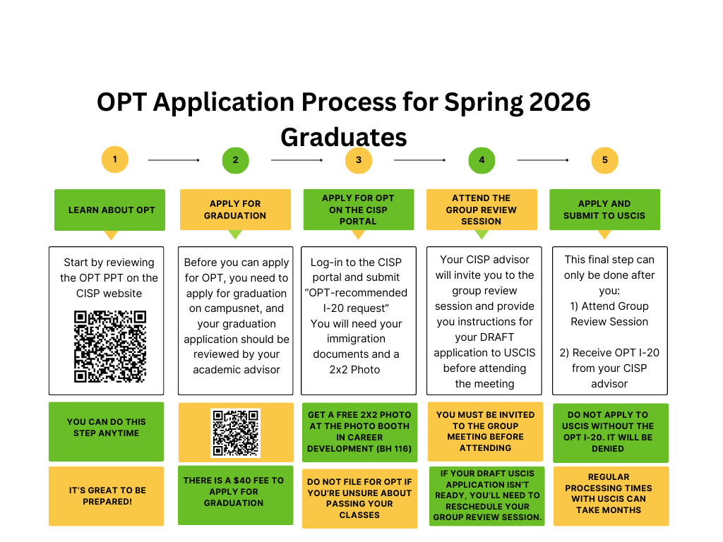 Spring OPT Steps