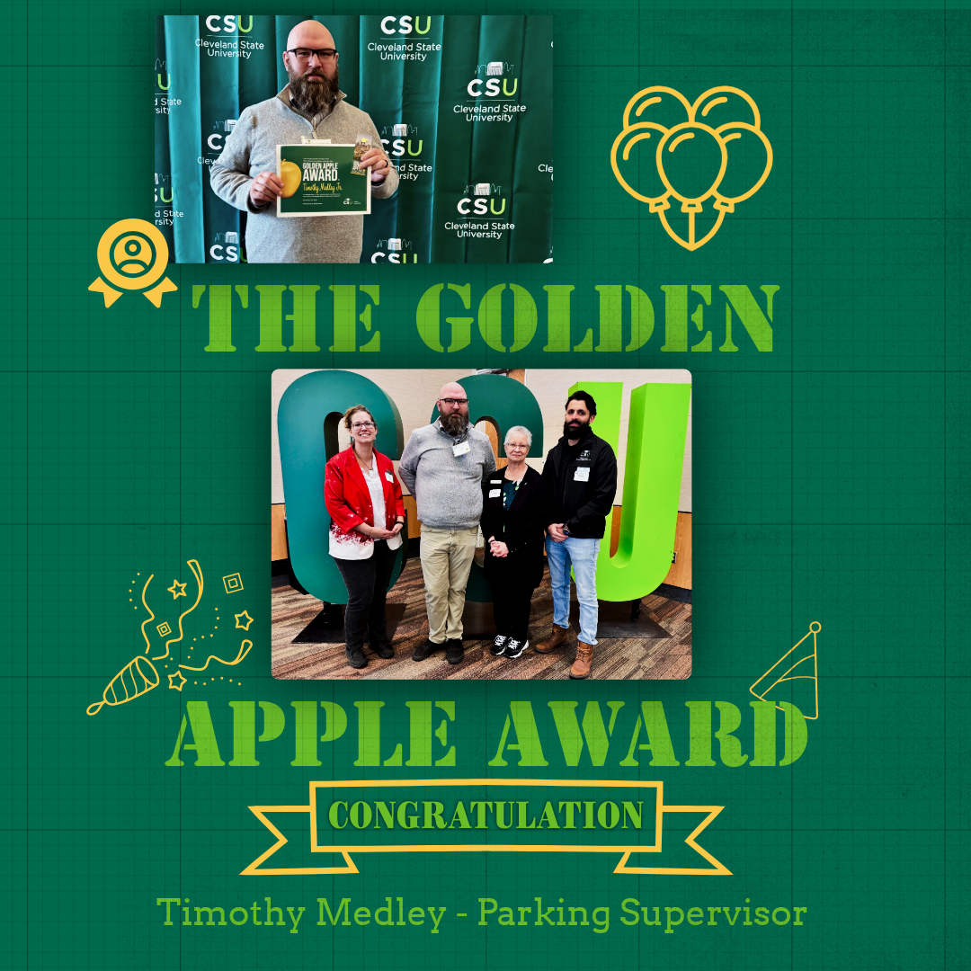 The Golden Apple Award Winner - Timothy Medly