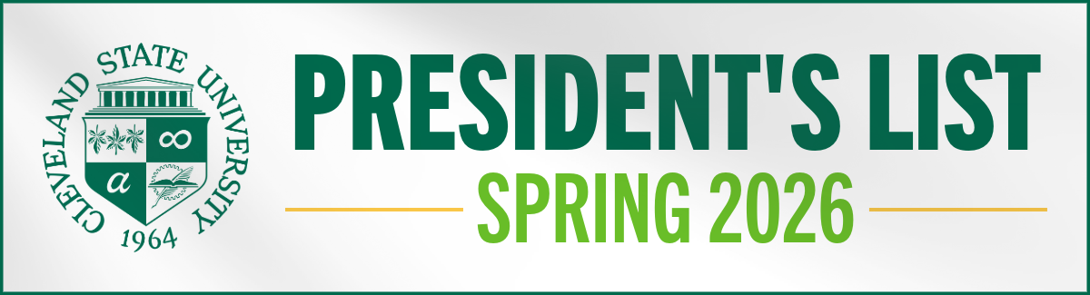 President's List Spring 2026