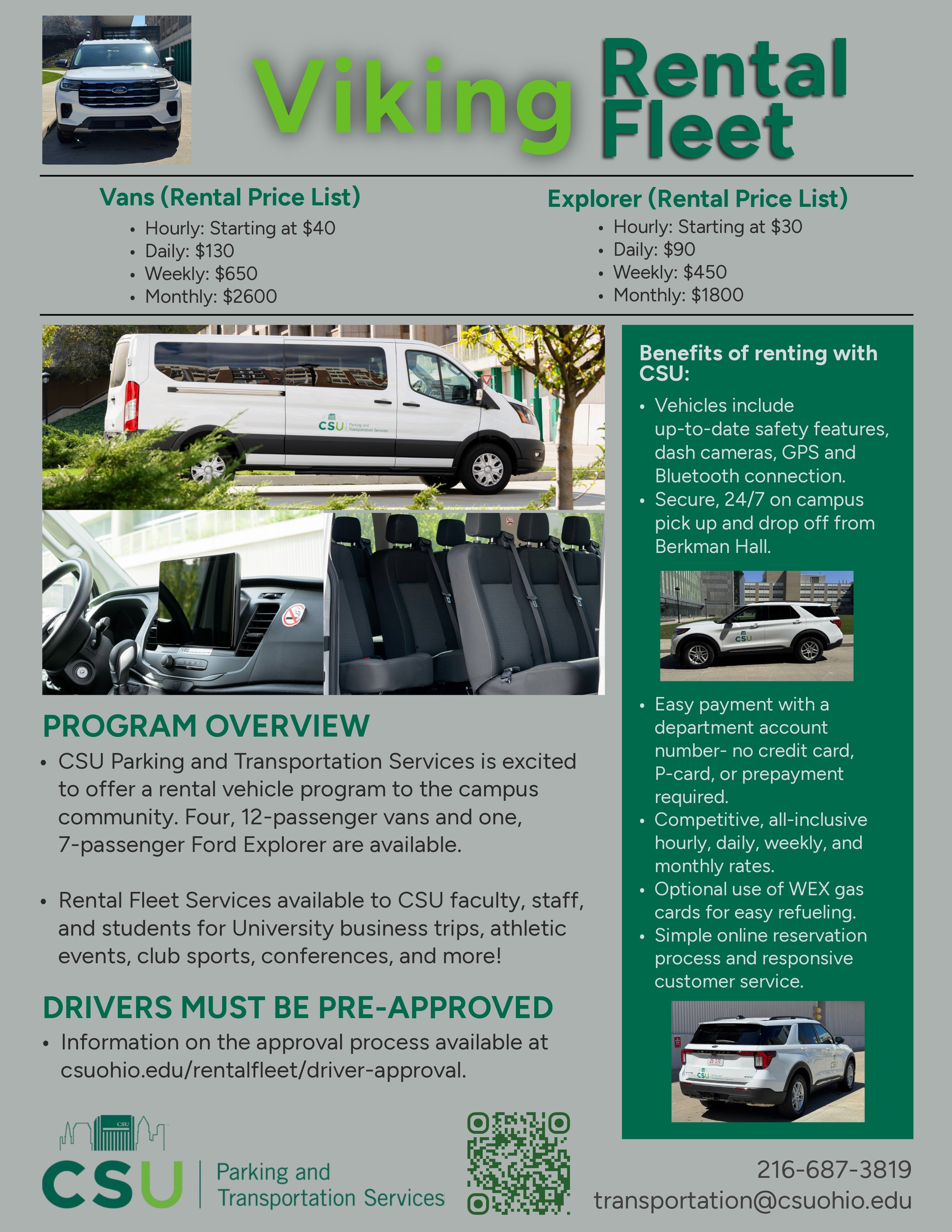Rental Fleet Flyer