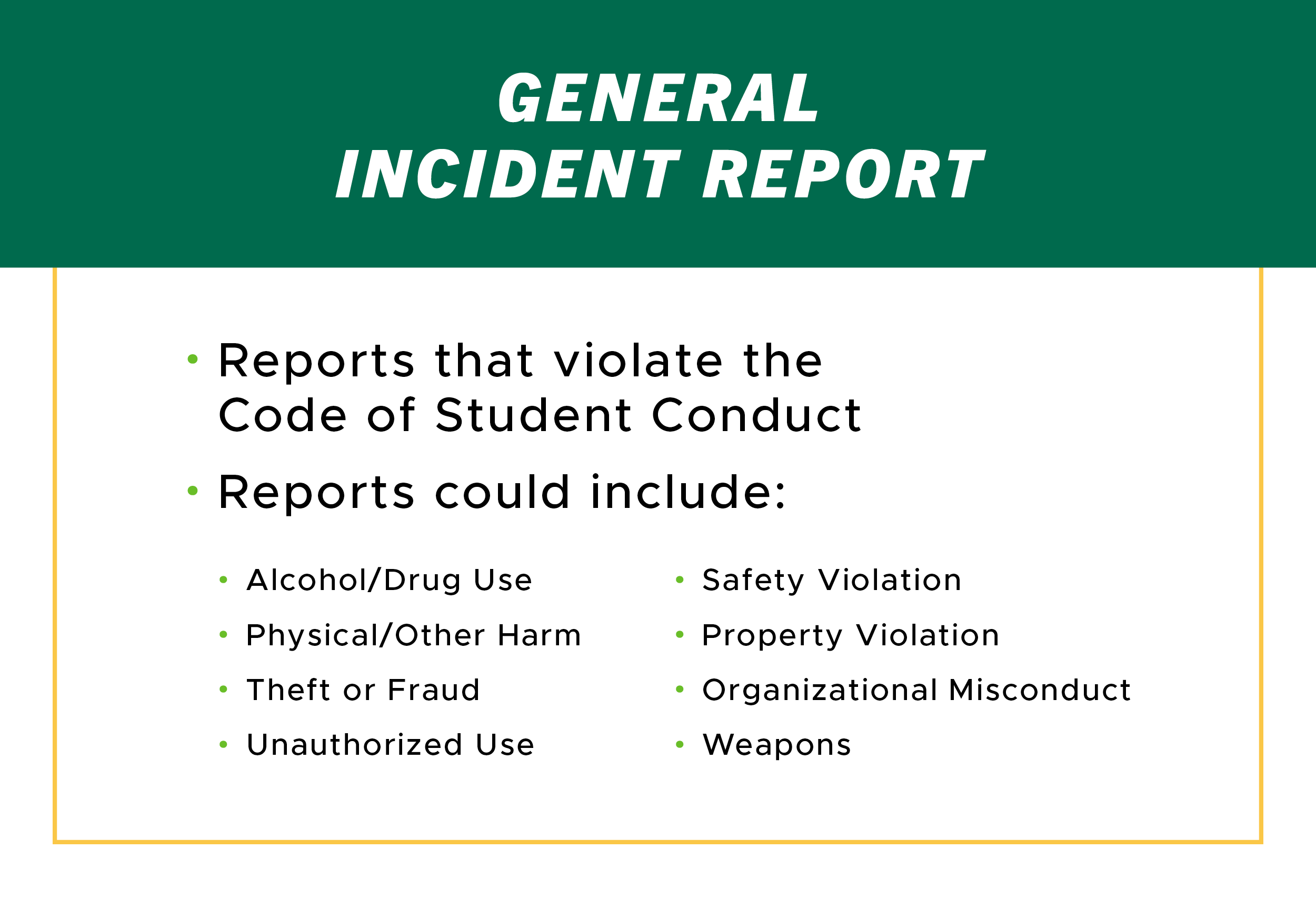 Report a Concern Update 4