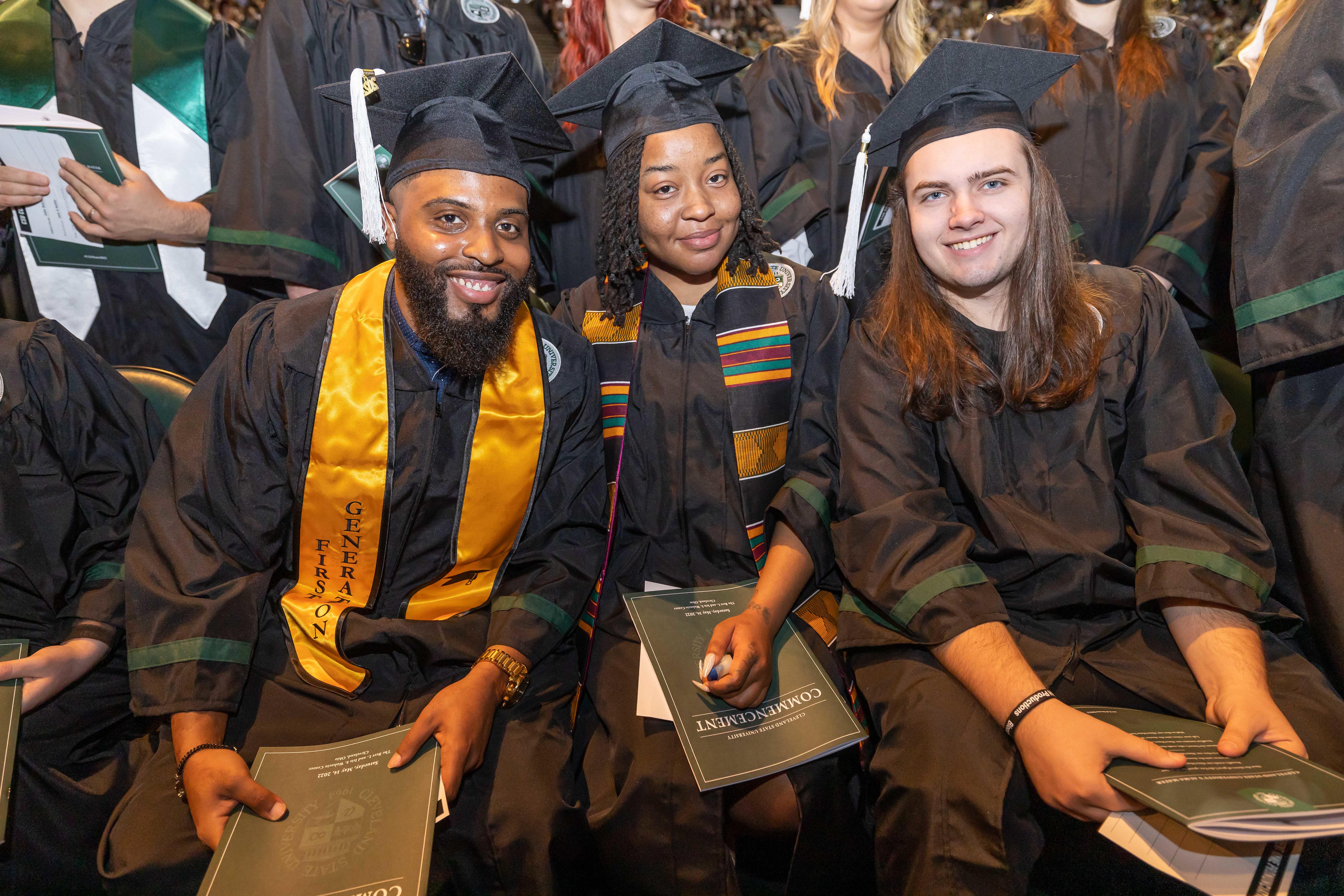 Spring 2022 Commencement students