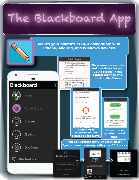 Blackboard App Flyer