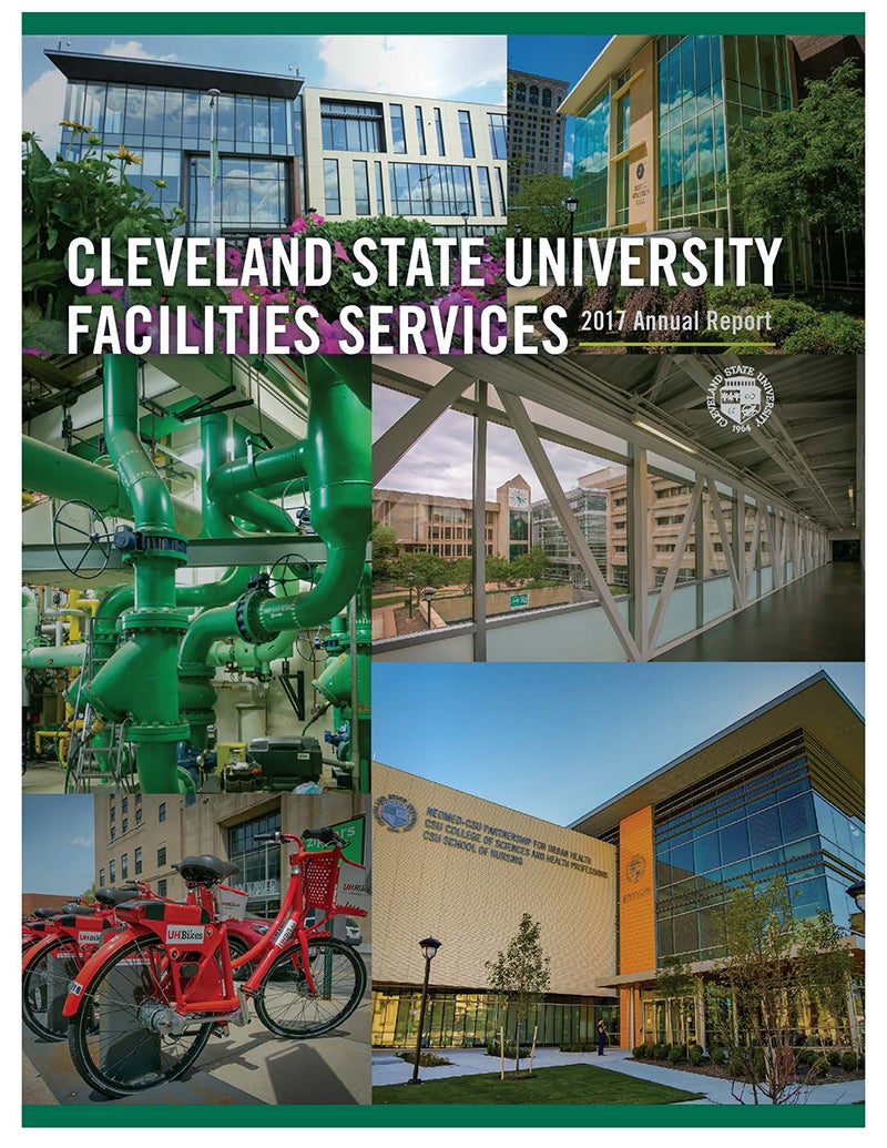 2017 Facilities Services Annual Report Cover