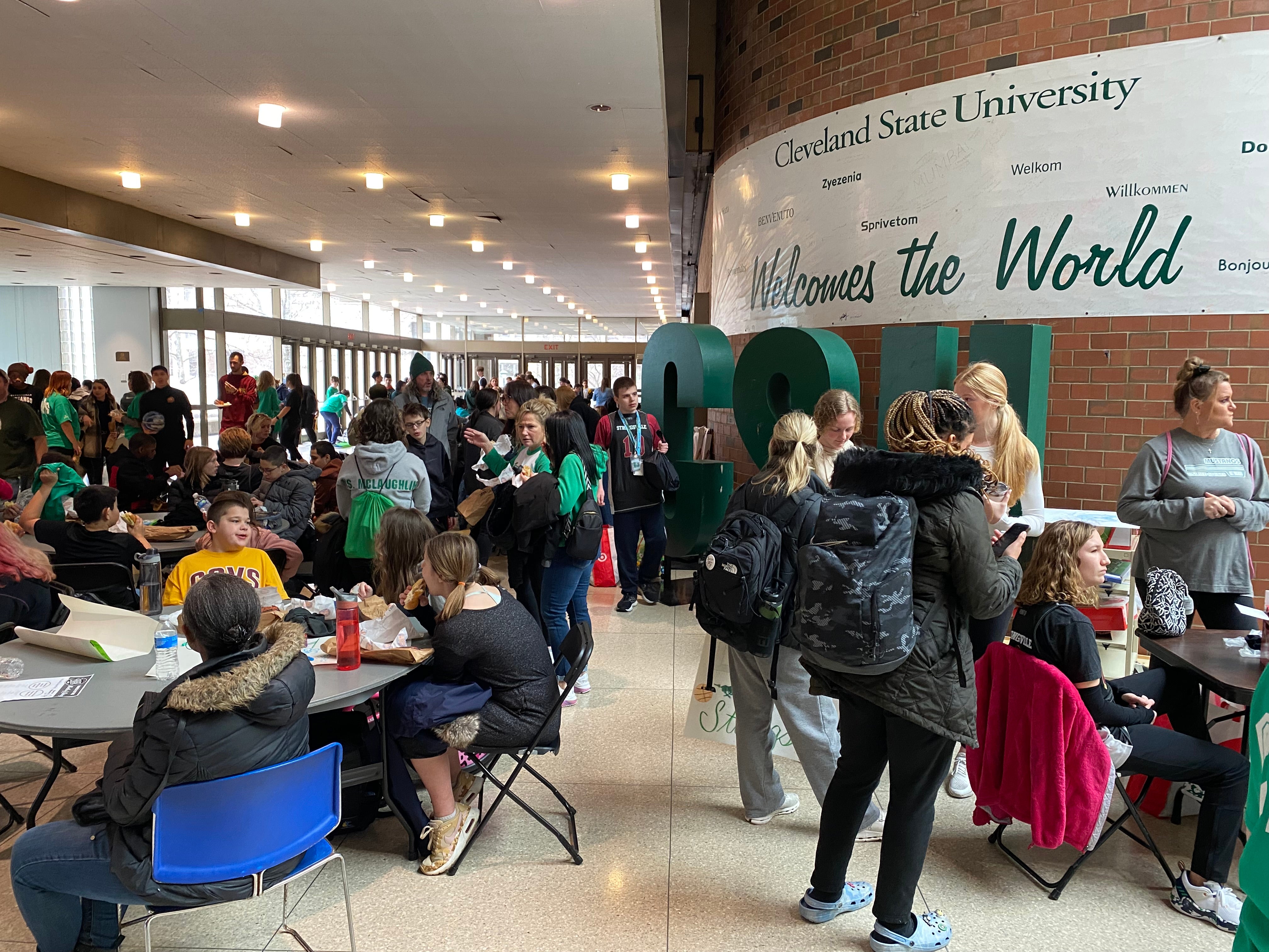 CSU’s College of Health hosted a Special Olympics integrated basketball clinic on Tuesday 