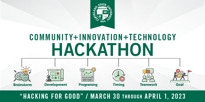 UNIVERSITY ONCE AGAIN HOSTS Community + Innovation + Technology HACKATHON 