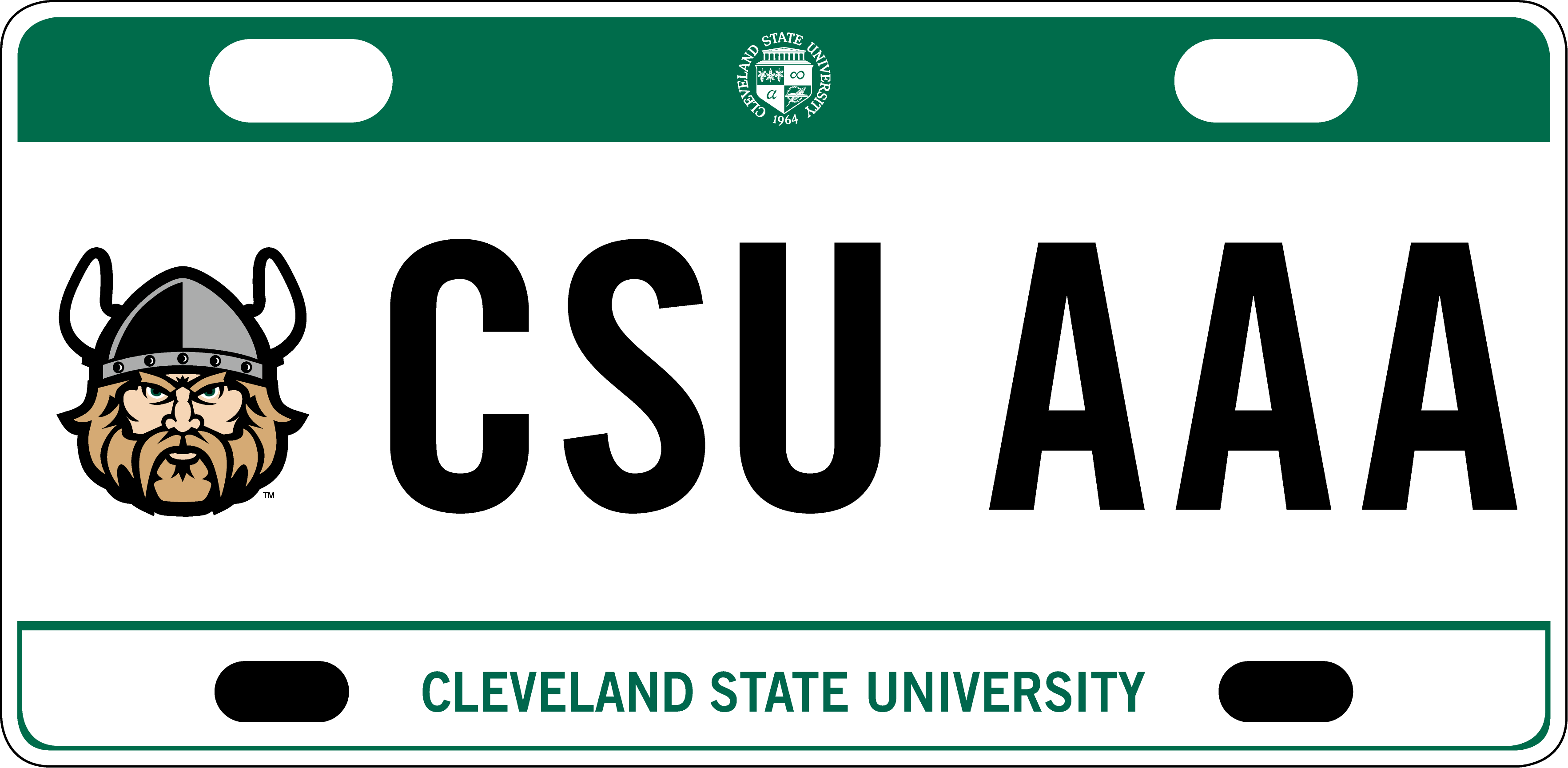 CSU vanity plate