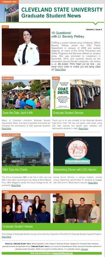 update front page