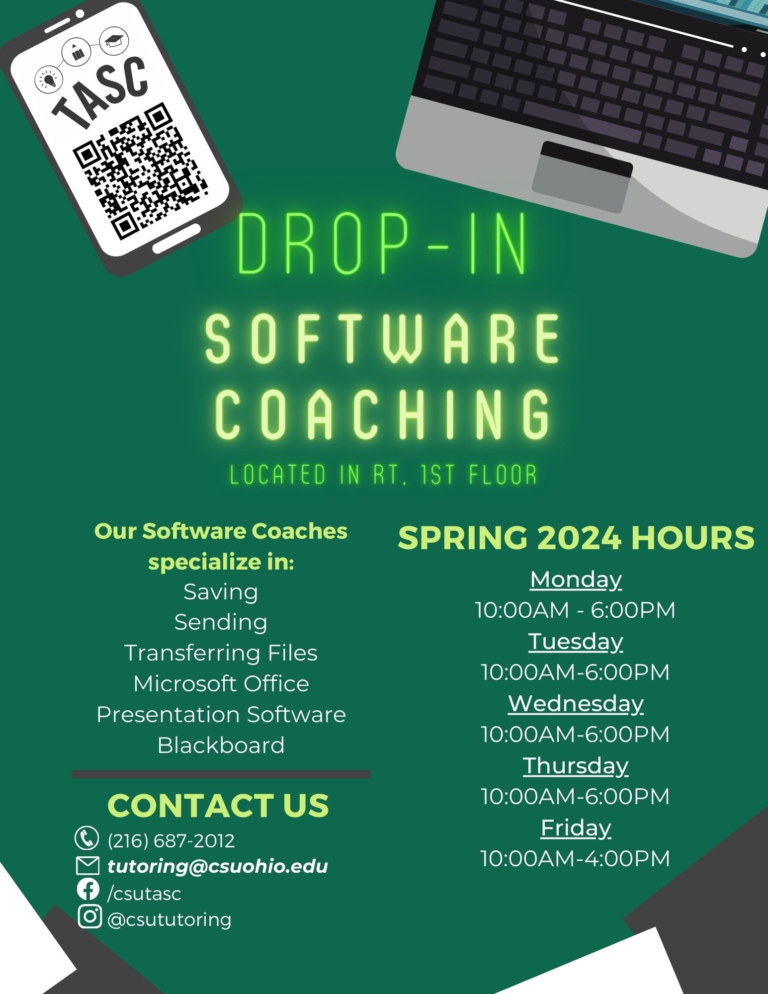 Software Coaching Flyer Spring 24