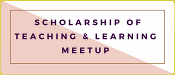 Scholarship of Teaching and Learning Meetup Logo