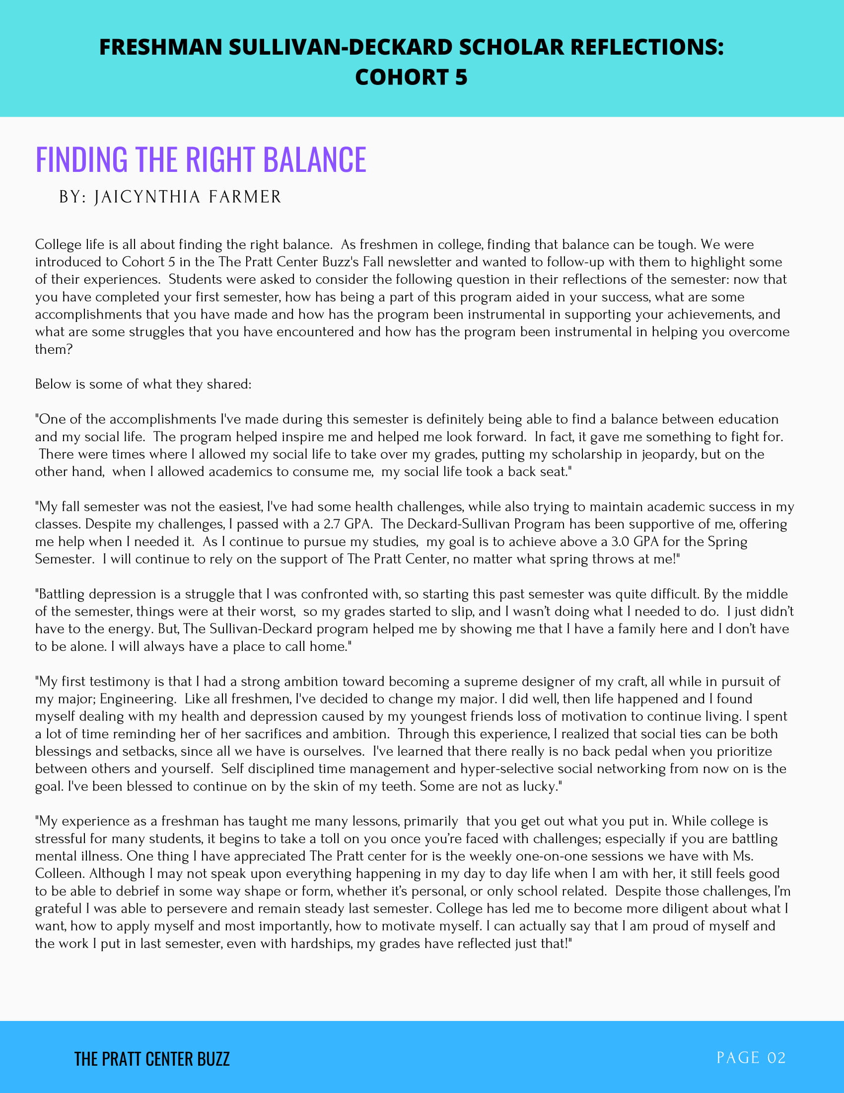 Pratt university admissions essay
