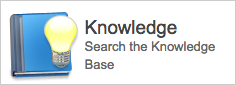 Click the Knowledge button to view the Easy Knowledge Base