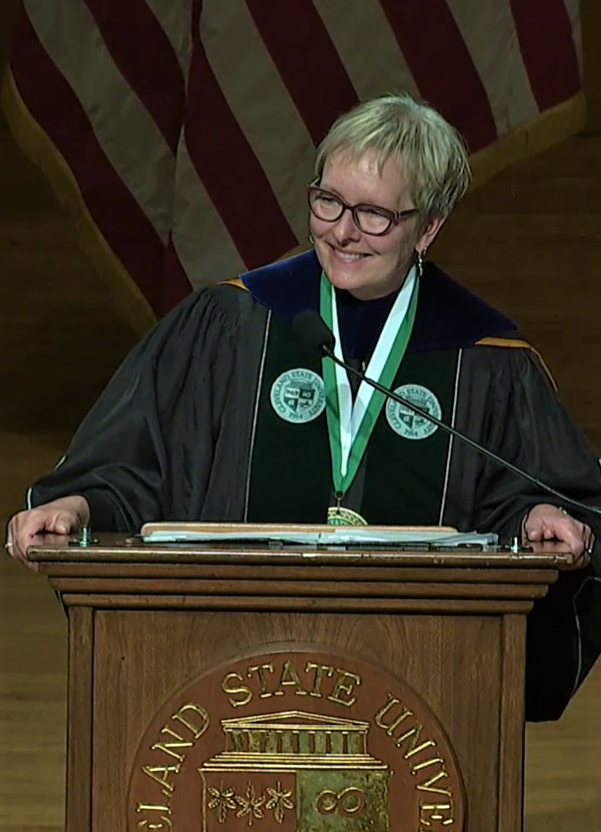 Dr. Laura J. Bloomberg Inaugurated as 8th President of Cleveland State University