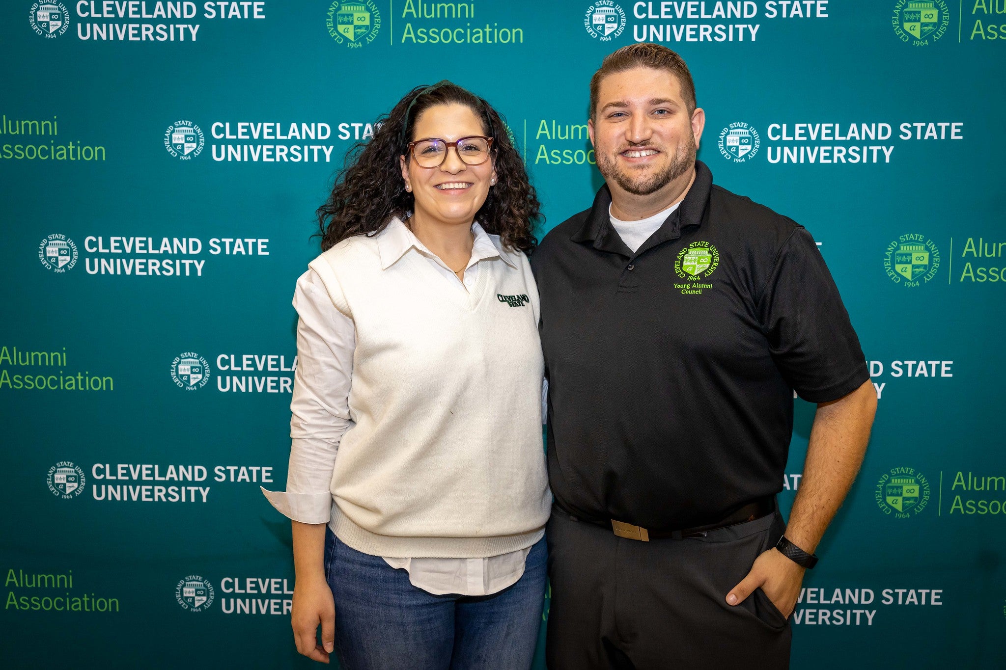 enas and joe of young alumni council