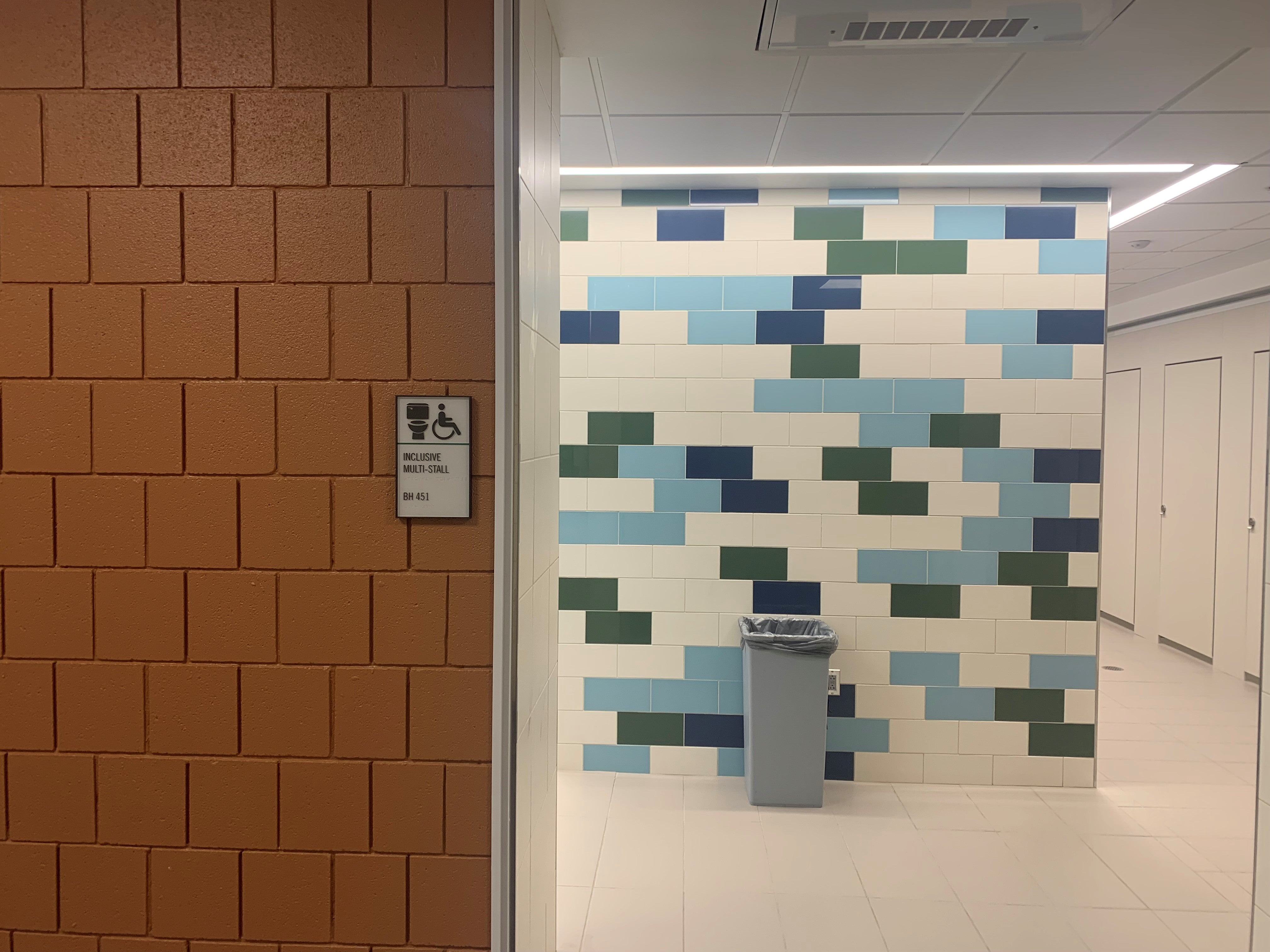 Inclusive Restroom, Berkman Hall