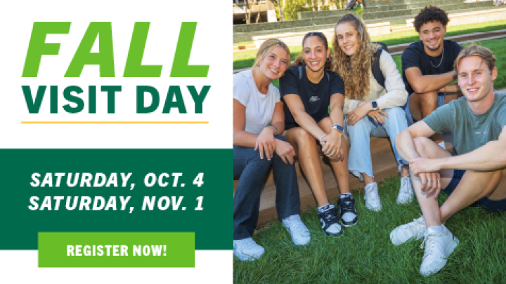 Fall Visit Day - Saturday's October 4 and November 1, 2025