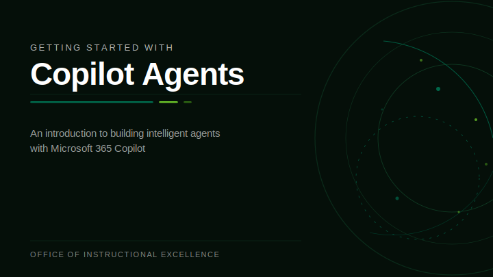 Intro to Copilot Agents