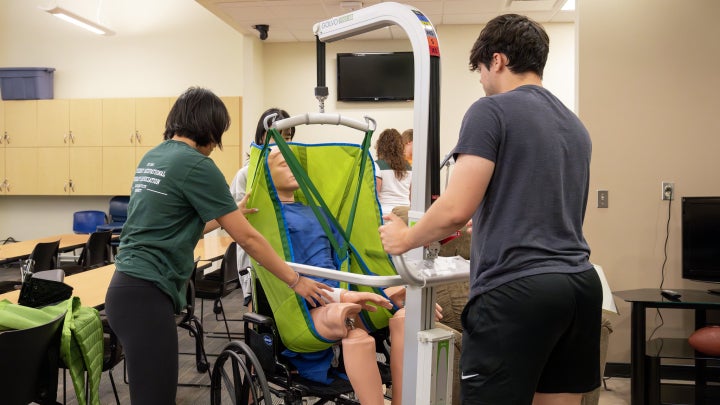 Students in Occupational Therapy class