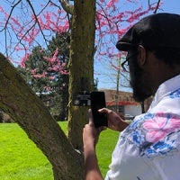 Student on a Tree Tour