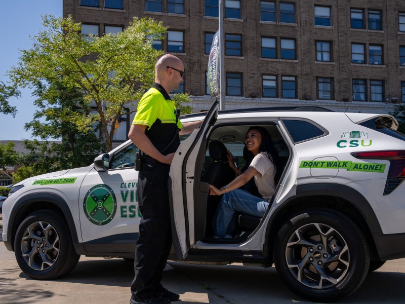 Safety Ambassador Providing Escorts