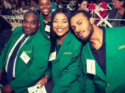 students posing for a photo at CSU's annual Radiance event