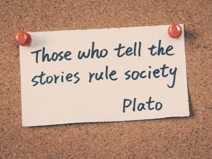 story telling - plato