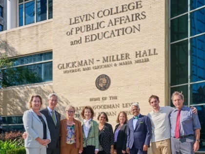 Levin College of Public Affairs and Education Celebrates New Signage