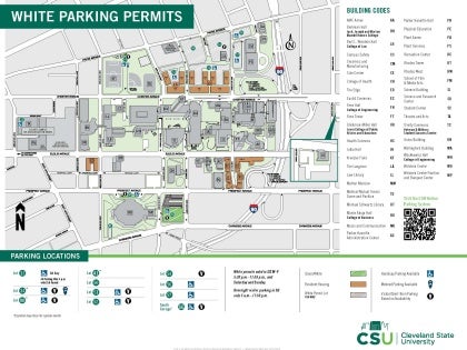 White Parking Permits