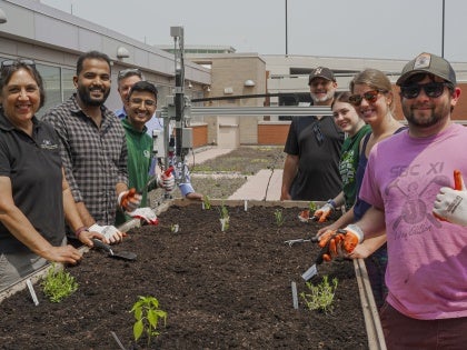 FarmBot at CSU Rec Center Rooftop