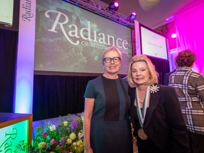 On May 11, after three years, Radiance, Cleveland State University’s premier fundraising event, returned to the campus ballroom to celebrate over $3 million raised in support for student scholarships, programs, services and more. During the event, attende