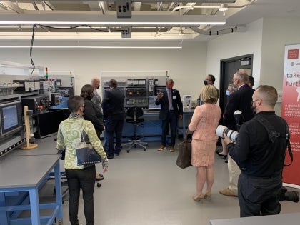 Rockwell Automation Connected Enterprise Laboratory ribbon cutting ceremony