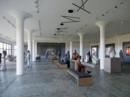 Proposed gallery space
