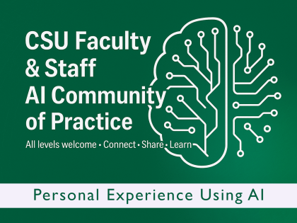 AI Community of Practice - Personal Experience AI