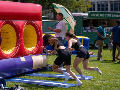 students at VikesFest