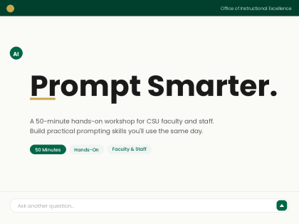 Prompt Smarter Image