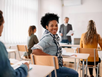 Photo of adults in a classroom