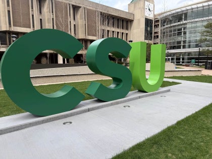 CSU Sign on campus