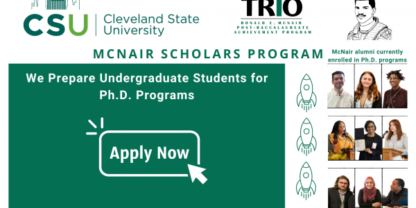 Apply now to McNair Scholars