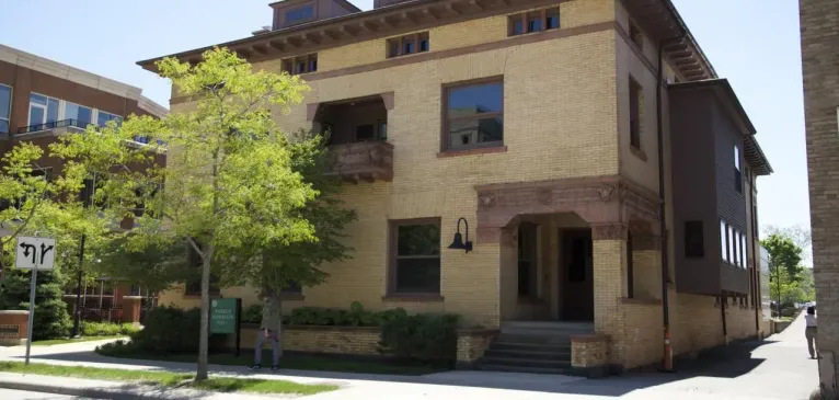 Exterior of Parker Hannifan Hall