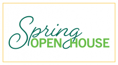 Spring Open House is April 20