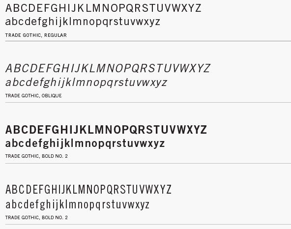 trade gothic bold web font trade gothic bold web font